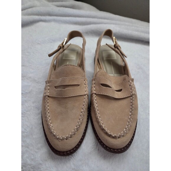 Dolce Vita Shoes - Dolce Vita Beige Suede Slingback Mules